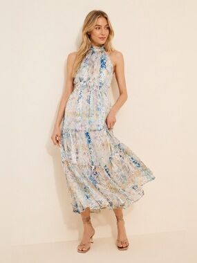 Anthropologie Somerset Halter Dress – Size Small – Excellent Condition